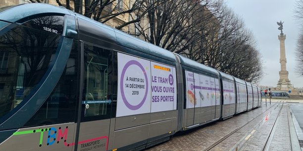 Un premier tronçon de la ligne D du tramway a été mis en service samedi 14 décembre 2019.