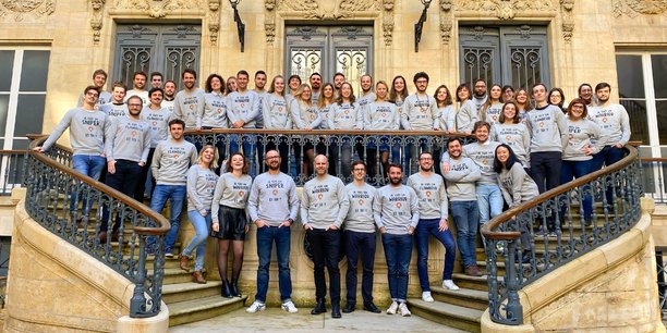 L'équipe de Loisirs Enchères. La startup basée à Bordeaux est sélectionnée dans le programme French Tech 120