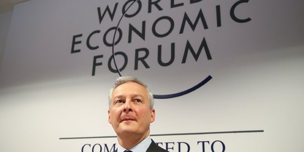 Bruno Le Maire, au forum économique de Davos.