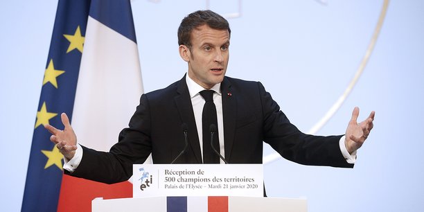 Le 21 janvier, Emmanuel Macron recevait 500 dirigeants d’entreprises de taille intermédiaire à l’Élysée.