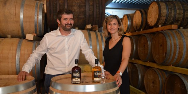 Sébastien et Céline Castan sont les dirigeants de la distillerie qui portent leur nom.