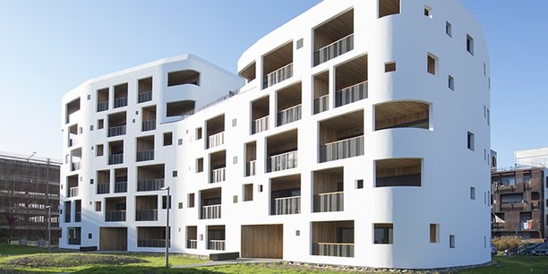 La résidence de logements sociaux Les Galets, à Bègles (Gironde), a été réalisée par l'ESH Domofrance et les architectes Leibar & Seigneurin.