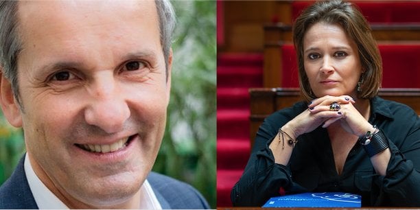 Pascal Demurger, directeur général du groupe Maif, et Olivia Grégoire, députée LREM de Paris, défendent tous les deux le développement de l'entreprise à mission.