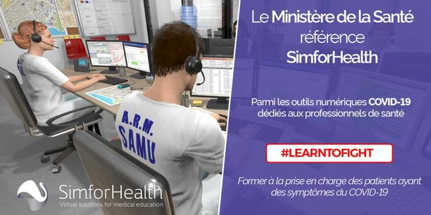 Simforhealth, à Bordeaux, fait partie des sociétés dont les solutions sont référencées sur le ministère de la santé dans le contexte du covid-19.