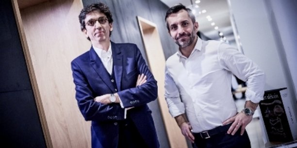 Philippe Perdrix et Romain Grandjean, fondateurs-associés de l'agence en conseil et communication stratégique dédiée à l'Afrique, 35° Nord.