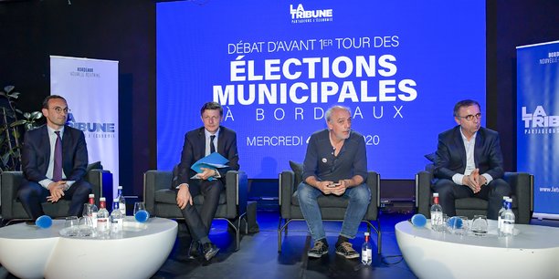 Le 4 mars dernier, Thomas Cazenave, Nicolas Florian, Philippe Poutou et Pierre Hurmic ont débattu sur les sujets économiques à l'invitation de La Tribune.