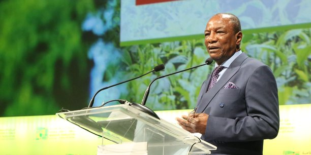 Alpha Condé, président de la République de Guinée.