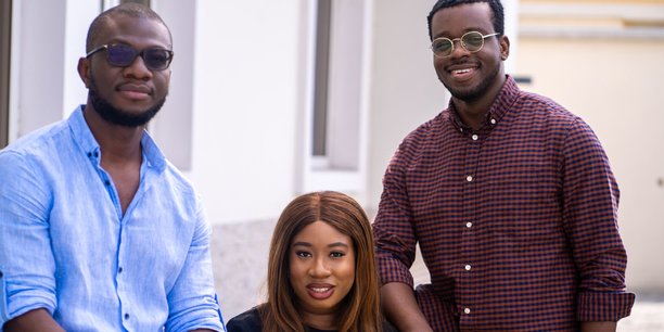 Dimeji Sofowora, Tito Ovia, Adegoke Olubusi, fondateurs de la startup Helium Health.