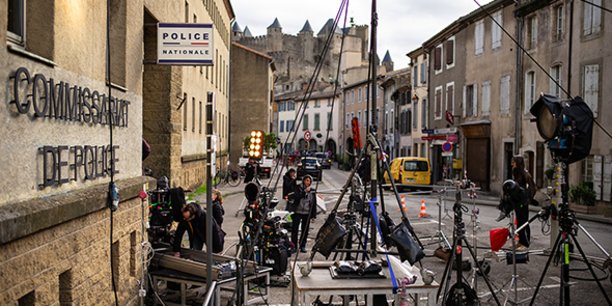 Le film Selon la police, réalisé par Frédéric Videau, a été tourné en Occitanie (ici à Carcassonne), avec notamment Laetitia Casta.