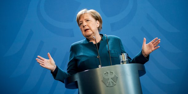 Photo d'illustration. Bénéficiant d'une forte popularité pour sa gestion saluée de la pandémie dans son pays, Angela Merkel, qui politiquement n'a plus beaucoup à perdre à mesure que la fin de sa carrière politique fin 2021 se rapproche, a pesé de tout son poids.