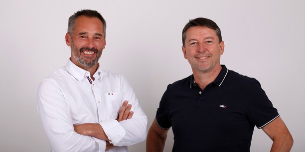 Emmanuel Debruères et Jean-Christophe Chétail, le nouveau président et le nouveau directeur général de l'entreprise Oxbow