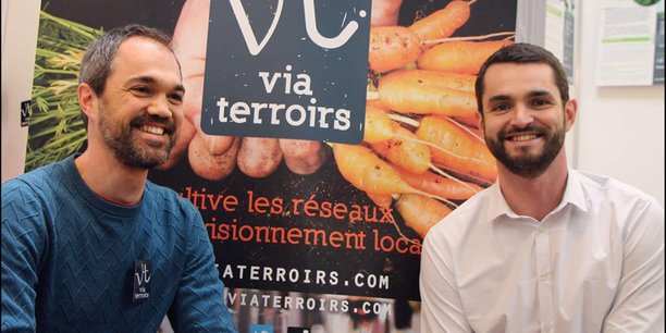 Olivier Michel et Baudouin Niogret, co- fondateurs de Via Terroirs