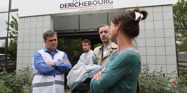 Antoine Maurice (au centre de la photo) a présenté son programme économique dans le cadre des élections régionales en Occitanie de juin prochain.