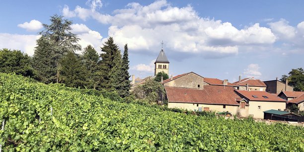 Le village de Vaux, dans le vignoble mosellan.