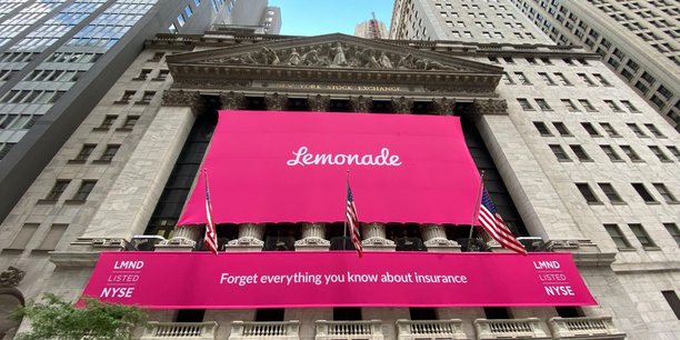 Lemonade a fait son entrée à la Bourse de New York le 2 juillet dernier.