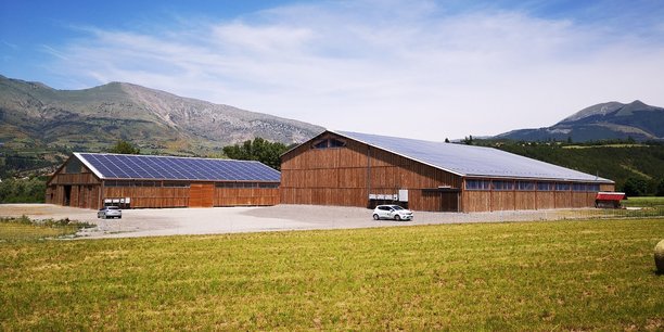 Installations photovoltaïques dans la Drôme.