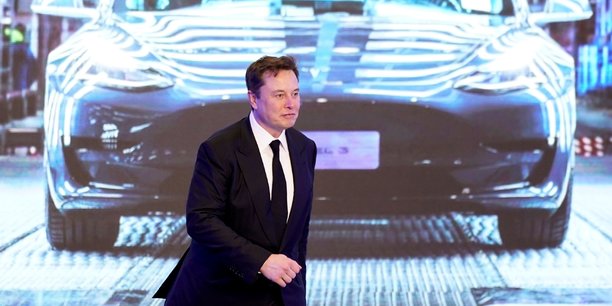 Image d'archive. Elon Musk, le patron de Tesla, le 7 janvier 2020 en Chine.