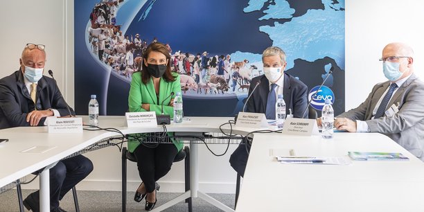Alain Rousset, Christelle Morançais, Marc Prikazsky et Alain Schrumpf