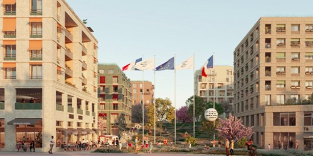 Le Village des médias, à Dugny en région parisienne, est un projet immobilier ayant vocation à accueillir dans un premier temps les médias du monde entier dans le cadre des Jeux Olympiques Paris 2024, avant d'être transformé en ensemble de logements et commerces.