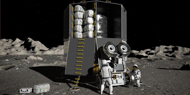 Pour le retour de l'Homme sur la Lune en 2024, l'Europe se met bien sûr dans les pas des Américains, qui ont lancé dans le cadre d'une coopération internationale (Etats-Unis, Europe, Japon et Canada) le programme Artemis