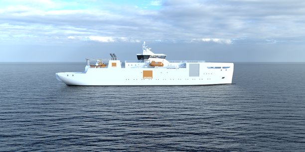Ce navire sera construit au Sri Lanka, au chantier naval de Colombo Dockyard.