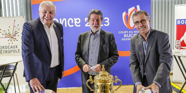 Claude Atcher, Alain Anziani et Pierre Hurmic