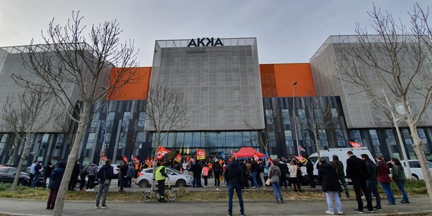 Les salariés d'Akka à Toulouse veulent faire pression sur la direction qui prévoit 650 suppressions de postes dans la Ville rose.