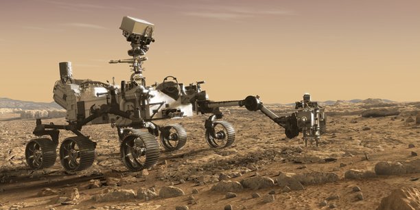 Perseverance va débouler sur Mars à très, très grande vitesse. A plus de 21.000 km/h. Mais il devra se poser en quelques minutes... à moins de 3 km/h.