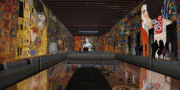 Gustav Klimt : l'expo qui a fait sauter les compteurs de fréquentation en 2020 à la Base sous-marine de Bordeaux.