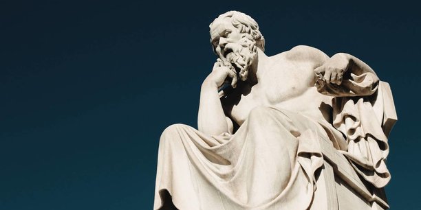 Statue de Socrates à Athènes.