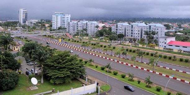 Malabo, capitale de la Guinée équatoriale.
