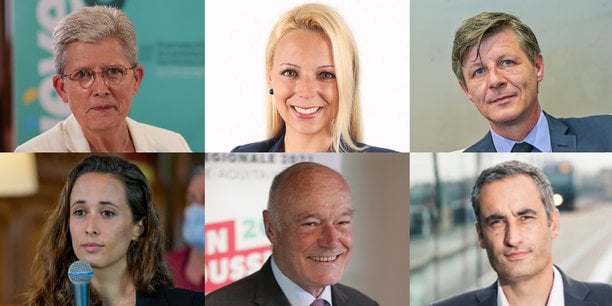 Geneviève Darrieusecq (LREM/Modem), Edwige Diaz (RN), Nicolas Florian (LR), Clémence Guetté (LFI/NPA), Alain Rousset (PS) et Nicolas Thierry (EELV) échangeront sur les enjeux économiques de la Nouvelle-Aquitaine le jeudi 3 juin 2021 à Bordeaux.