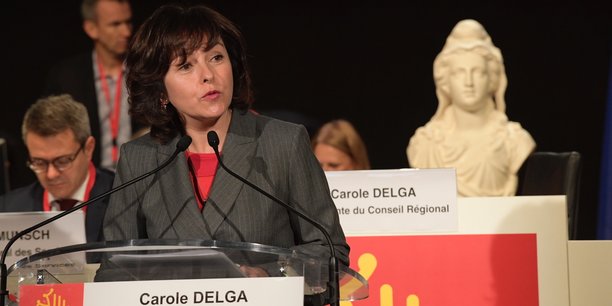 Carole Delga, président de la Région Occitanie.