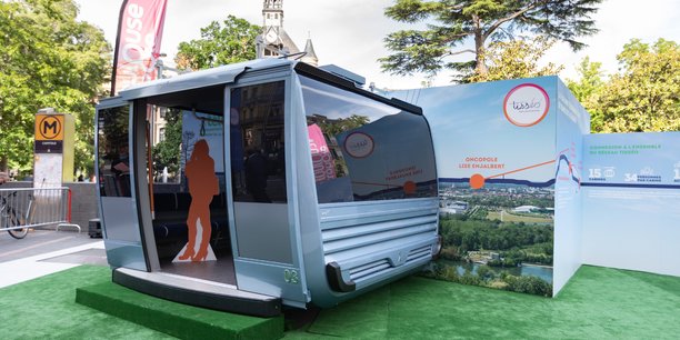 Tisséo a dévoilé le design des cabines du futur téléphérique urbain de Toulouse.