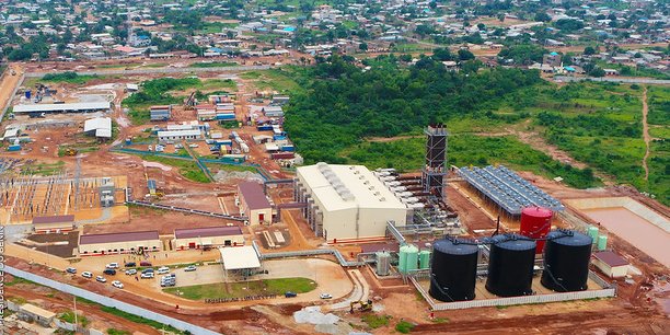 La centrale thermique de Maria Gléta 2 (127 MW), située dans la localité d'Abomey-Calavi, à 10 km de la capitale économique béninoise, Cotonou.
