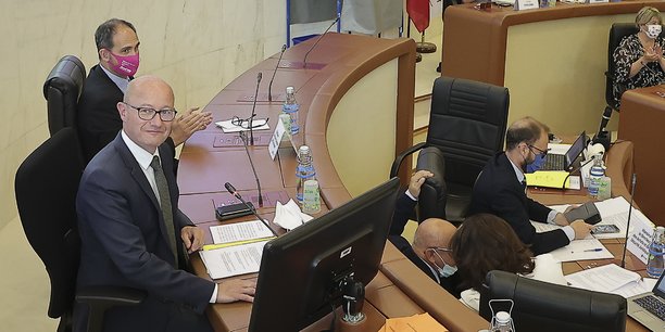 Jean-Luc Gleyze nouveau président avant son allocution