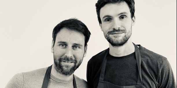 Damien Romera et Cédric Vigne, cofondateurs de la plateforme de livraison de repas à domicile Sacré Armand.