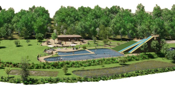 Le projet d'agrandissement du parc sur 2 ha supplémentaires prévoit notamment une zone aquatique ludique avec un bassin naturel de 700 m2.