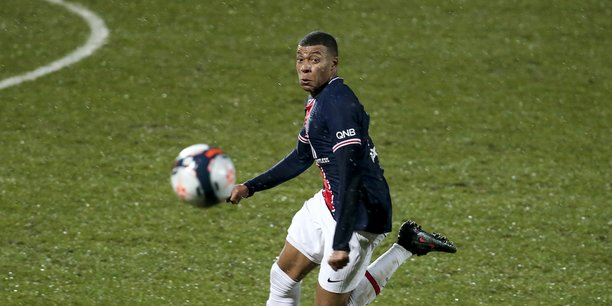 Kylian Mbappé, l'attaquant star du PSG.