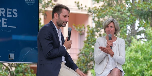 Jean-Christophe Tortora, Président de La Tribune, s'entretient avec Éliane Jarycki, conseillère régionale des Pyrénées-Orientales, membre de la commission Culture et patrimoine.