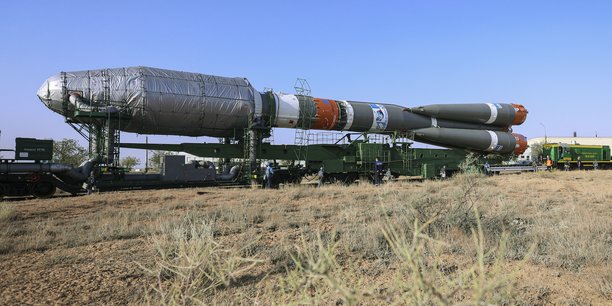 Le lanceur Soyuz quitte avec les satellites OneWeb à bord le pas de tir de Baïkonour
