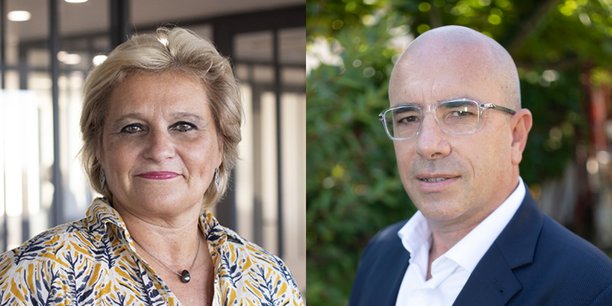 Nathalie Laporte (Fiers d'être artisans) et Gérard Gomez (La Voix des artisans) sont les deux têtes de liste candidates à la Chambre de métiers et d'artisanat régionale de Nouvelle-Aquitaine