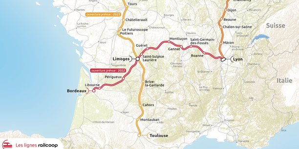 Dans les prochains mois, Railcoop doit reprendre la gestion de la transversale ferroviaire entre Bordeaux et Lyon, laissée à l'abandon par la SNCF.
