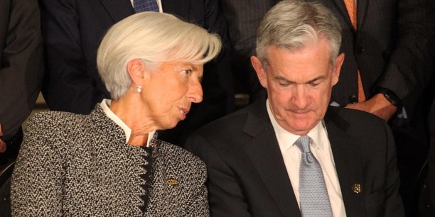 Christine Lagarde (BCE) et Jerome Powell (Fed)