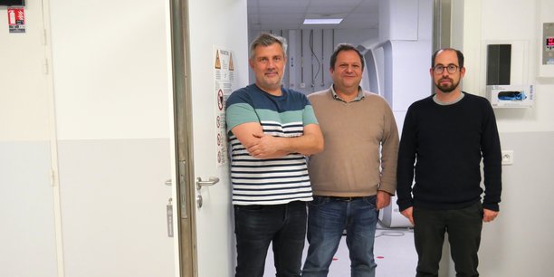 Bruno Quesson, Stéphane Chemouny et Valéry Ozenne, les trois cofondateurs de Certis Therapeutics.