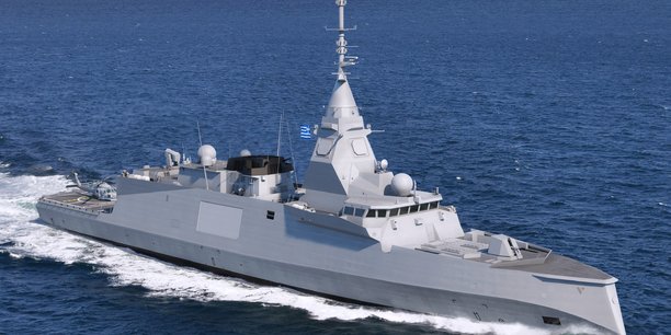 Selon l'accord franco-grec de quelque 3 milliards d'euros, annoncé en grande pompe le 28 septembre à Paris, trois frégates de défense et d'intervention (baptisées Belharra à l'export) doivent être construites en France par Naval Group.