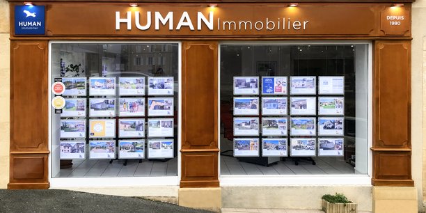 L'agence de Human Immobilier à Montignac, en Dordogne.