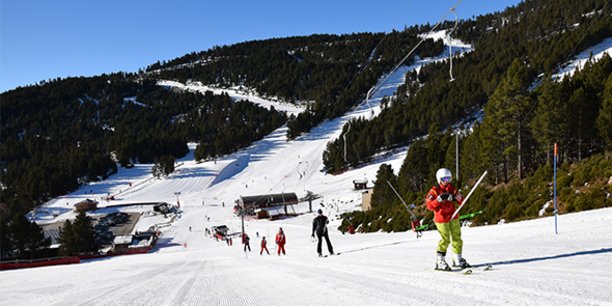 La station de ski catalane Les Angles connait un bon démarrage de saison.