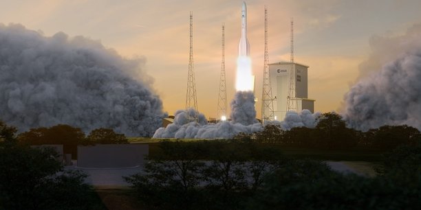 Les étages principaux et supérieurs d'Ariane 6 sont arrivés mi-janvier pour effectuer des tests combinés