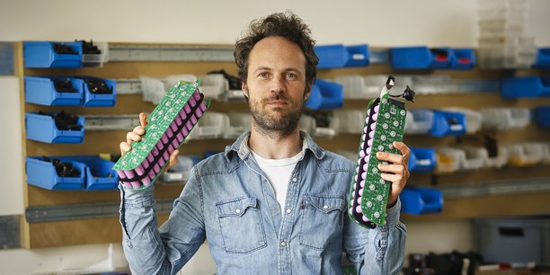 Alexandre Valette a fondé l'entreprise Gouach en 2019 à Bordeaux pour breveter des batteries facilement réparables.